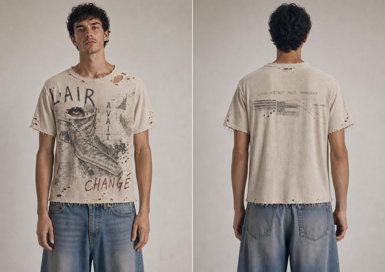 The Air Had Changed campaign, front and back